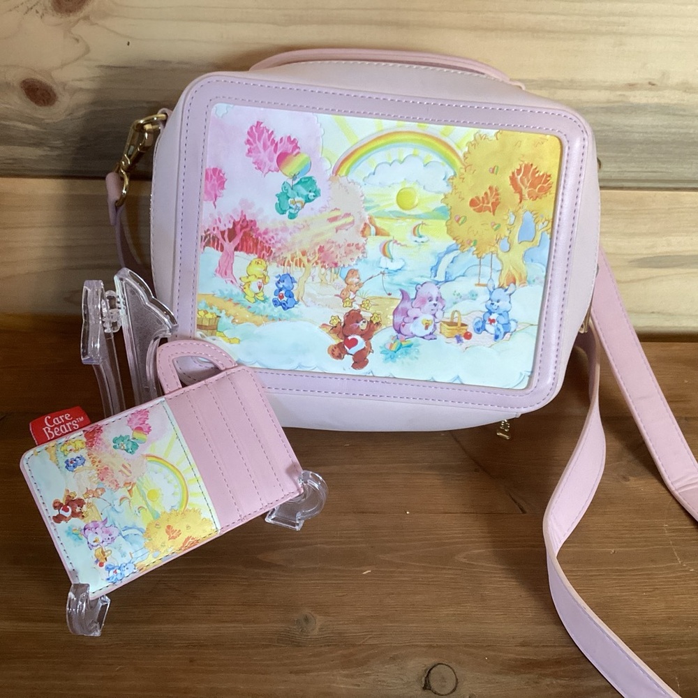 Loungefly Care Bears Bag with Cardholder - Picture 2 of 6